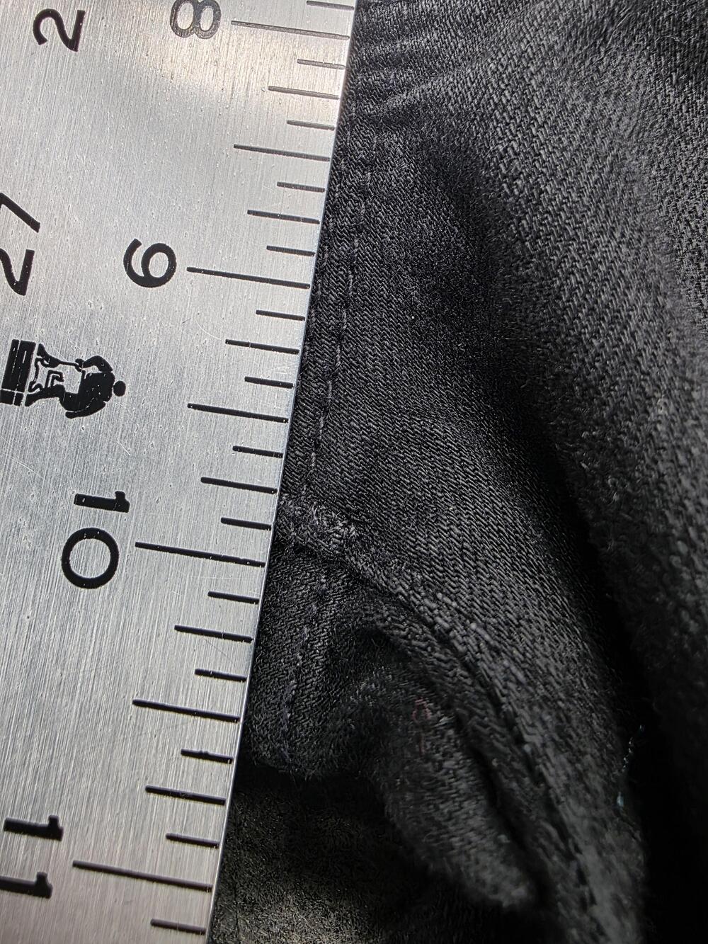 Mother Jeans Womens 26 Black Flared Slim Stretch Dark Wash Denim 32 Inseam - Picture 5 of 10